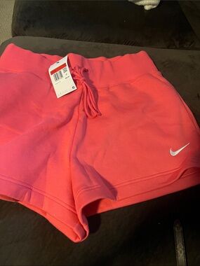 Nike Women's Coral Pink Athletic Shorts